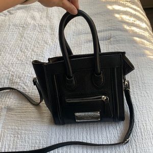 Valentino Milano black crossbody purse
